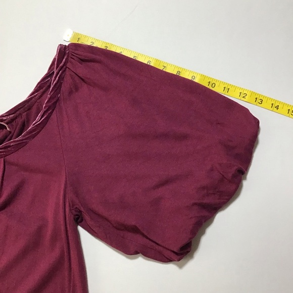 Juicy Couture Y2K Bordeaux Burgundy Babydoll Mini Dress - Picture 11 of 12